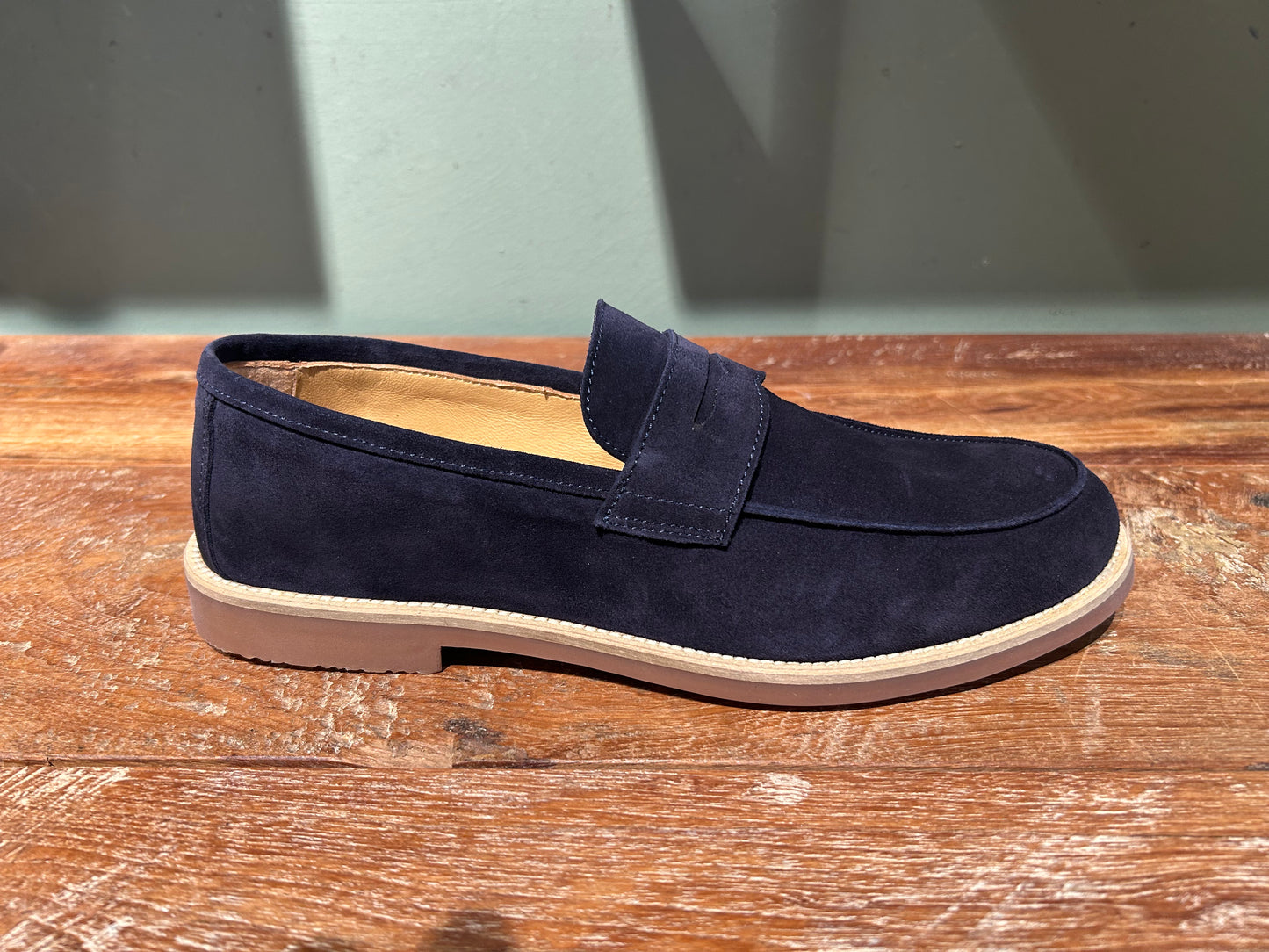 Mocassino classico para blu