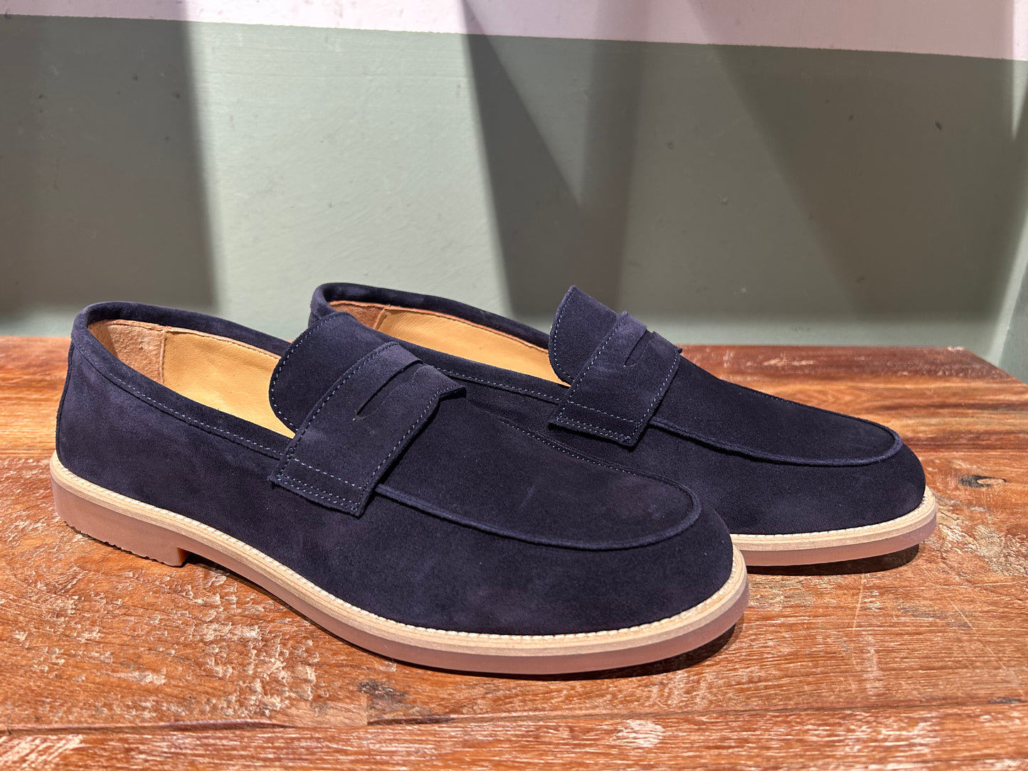 Mocassino classico para blu