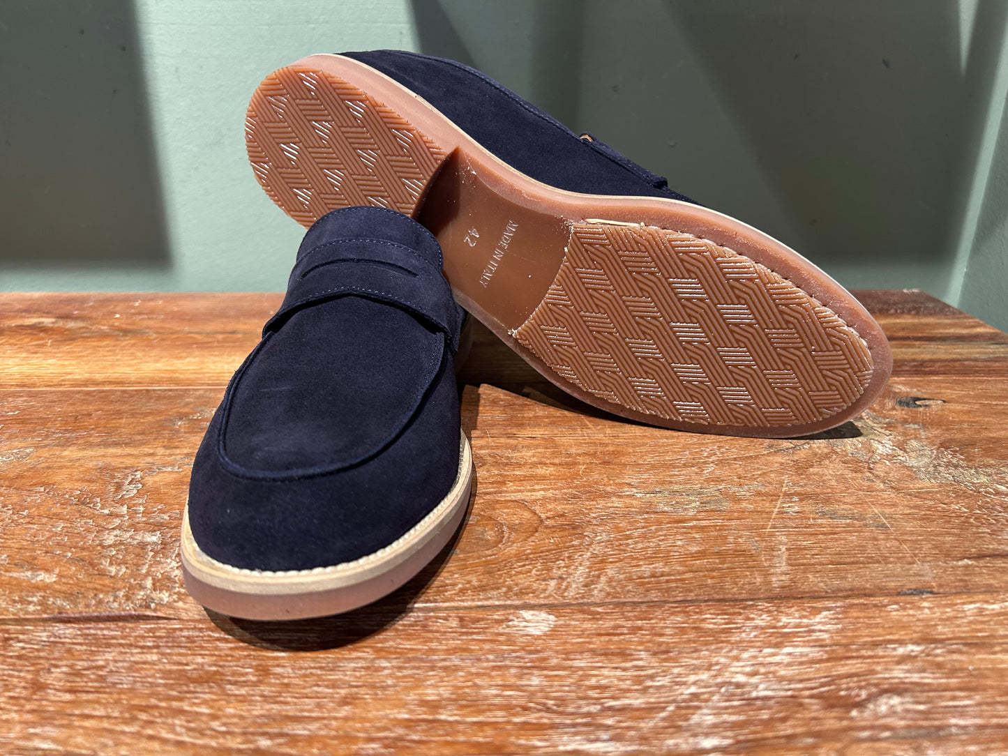 Mocassino classico para blu
