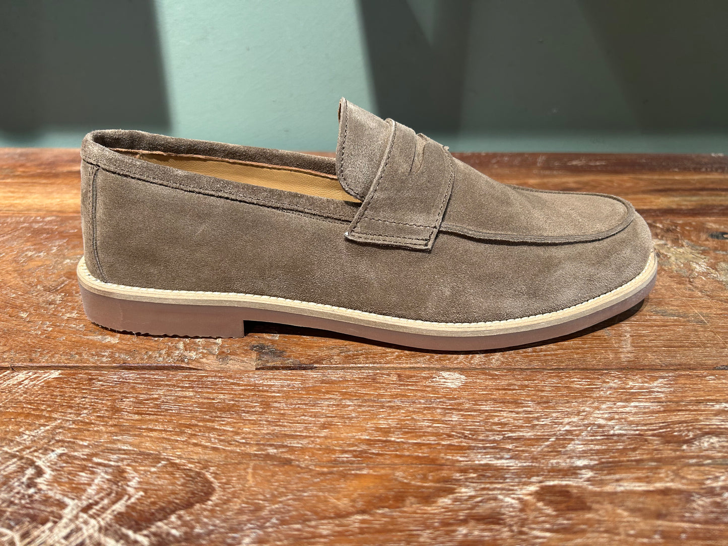 Mocassino classico para tortora