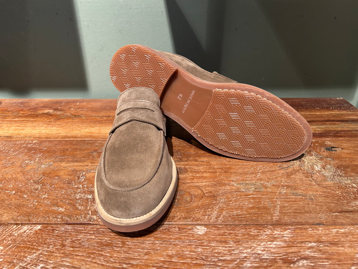 Mocassino classico para tortora