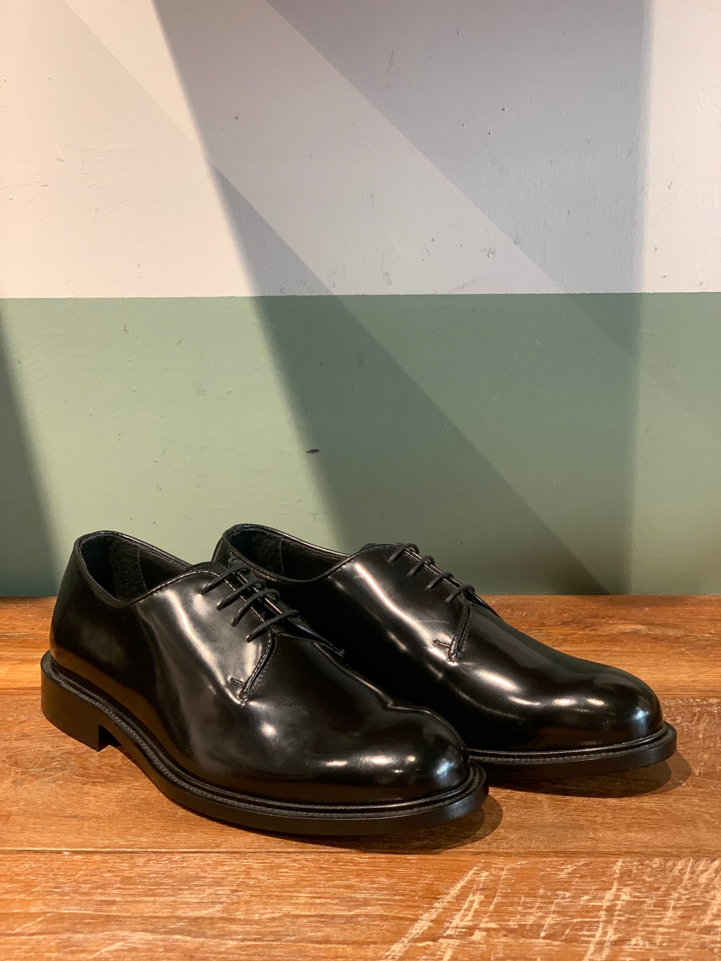 Derby Crisci per snobs pelle cordovan nero