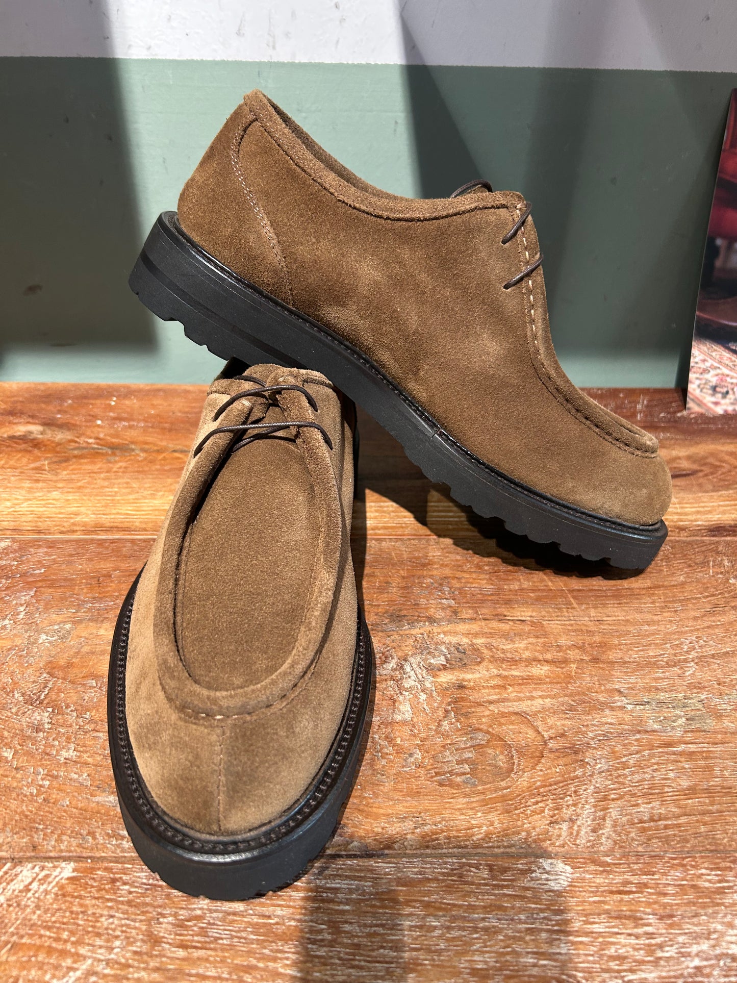 Derby Crisci per snobs norvegese allacciata color noce