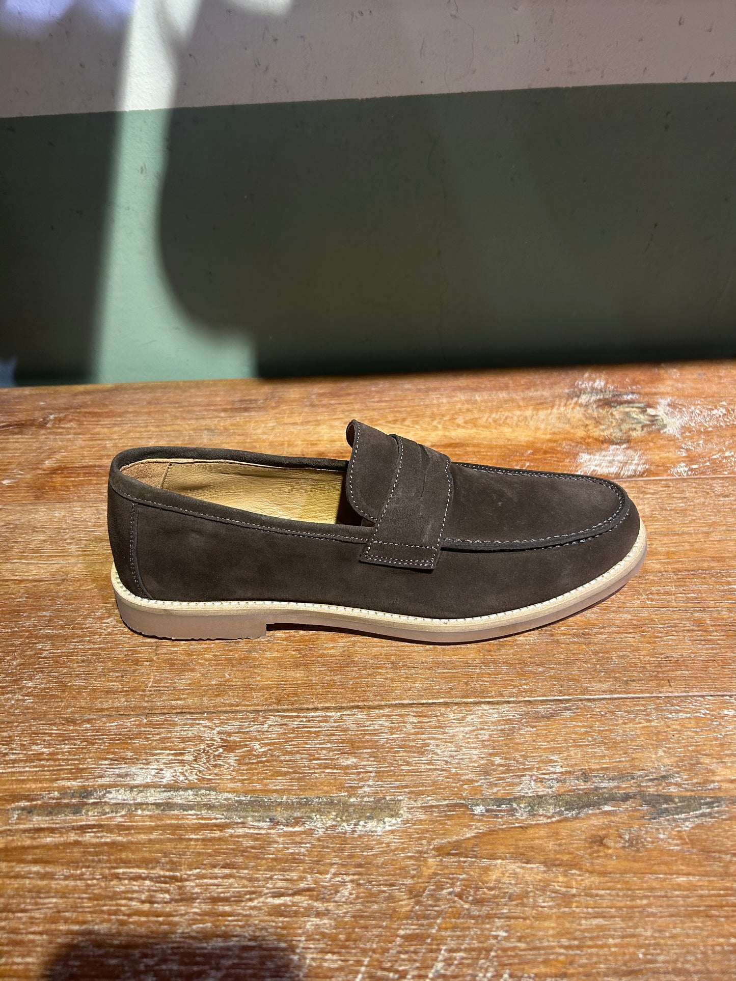 Mocassino para marrone