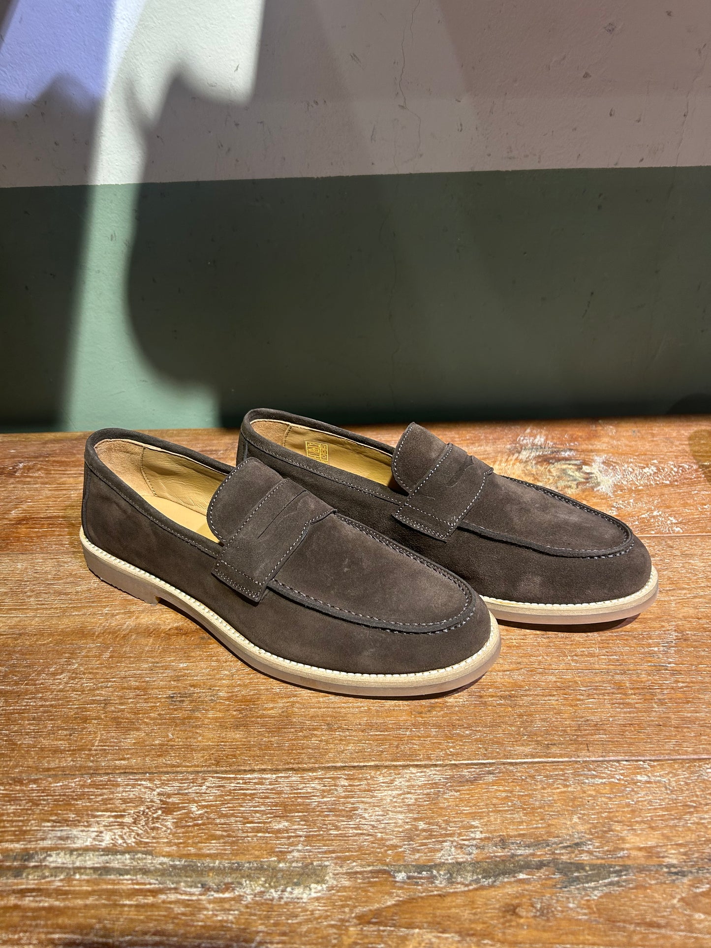 Mocassino para marrone