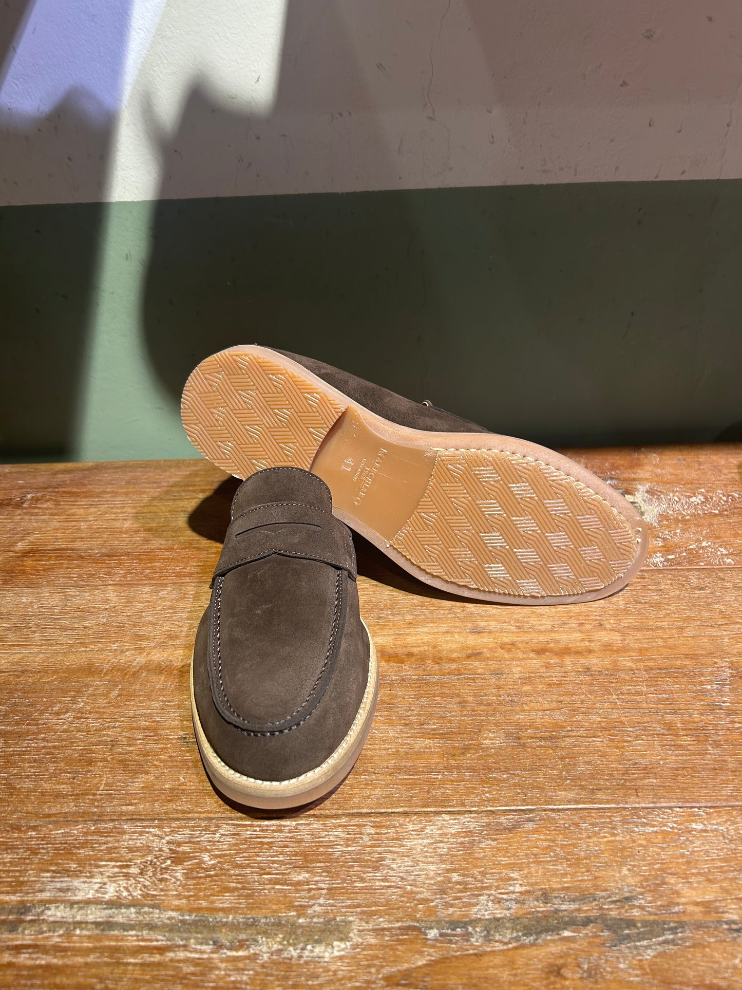 Mocassino para marrone