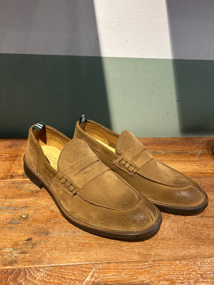 Mocassino Green George camoscio invecchiato