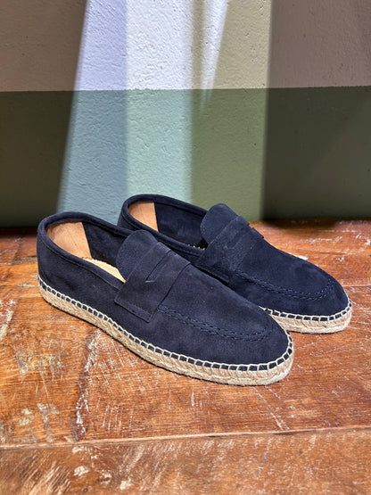Mocassino Napoli corda blu