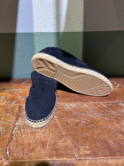 Mocassino Napoli corda blu