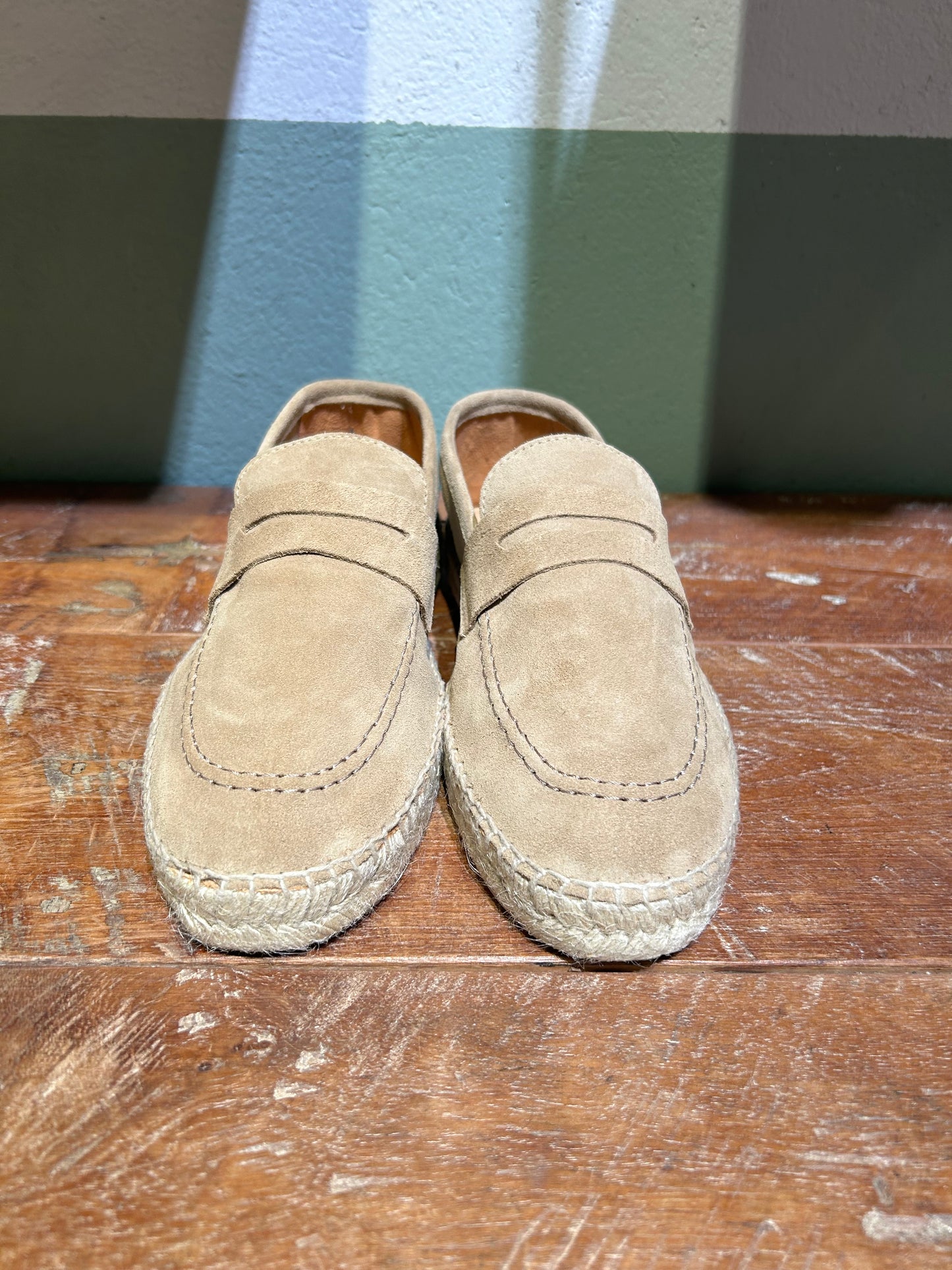 Mocassino Napoli corda beige