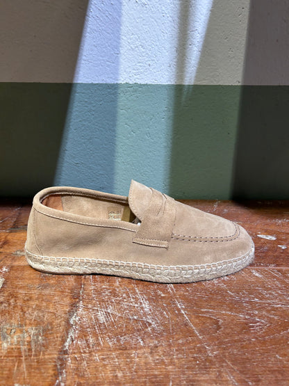 Mocassino Napoli corda beige