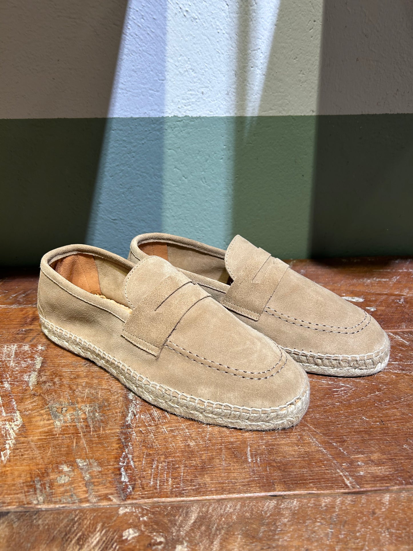 Mocassino Napoli corda beige