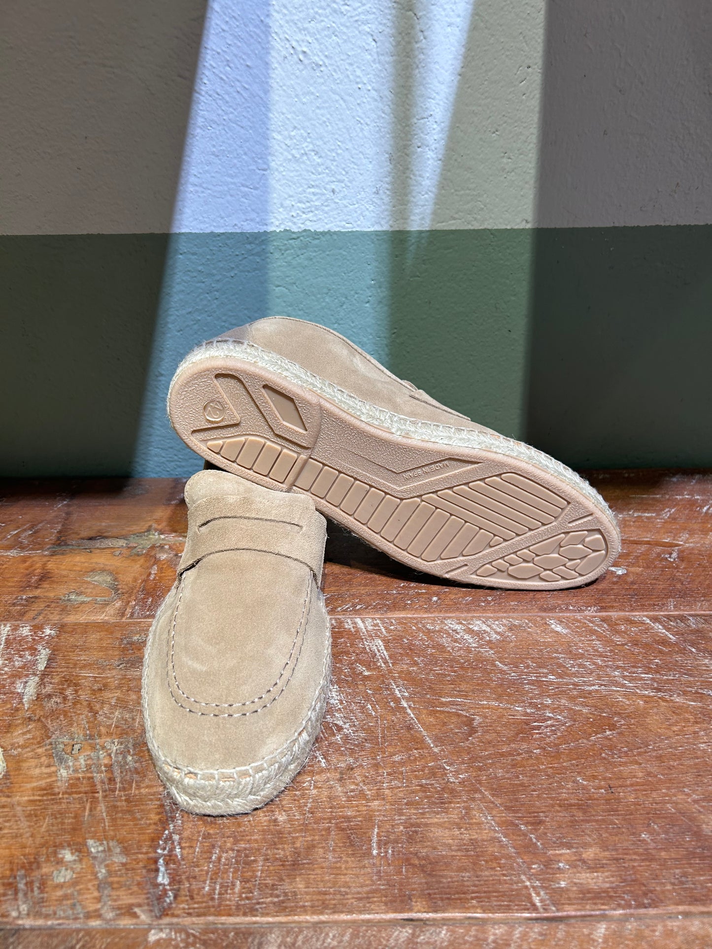 Mocassino Napoli corda beige