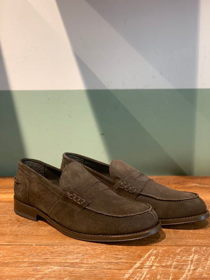 Mocassino tipo collegge testa di moro